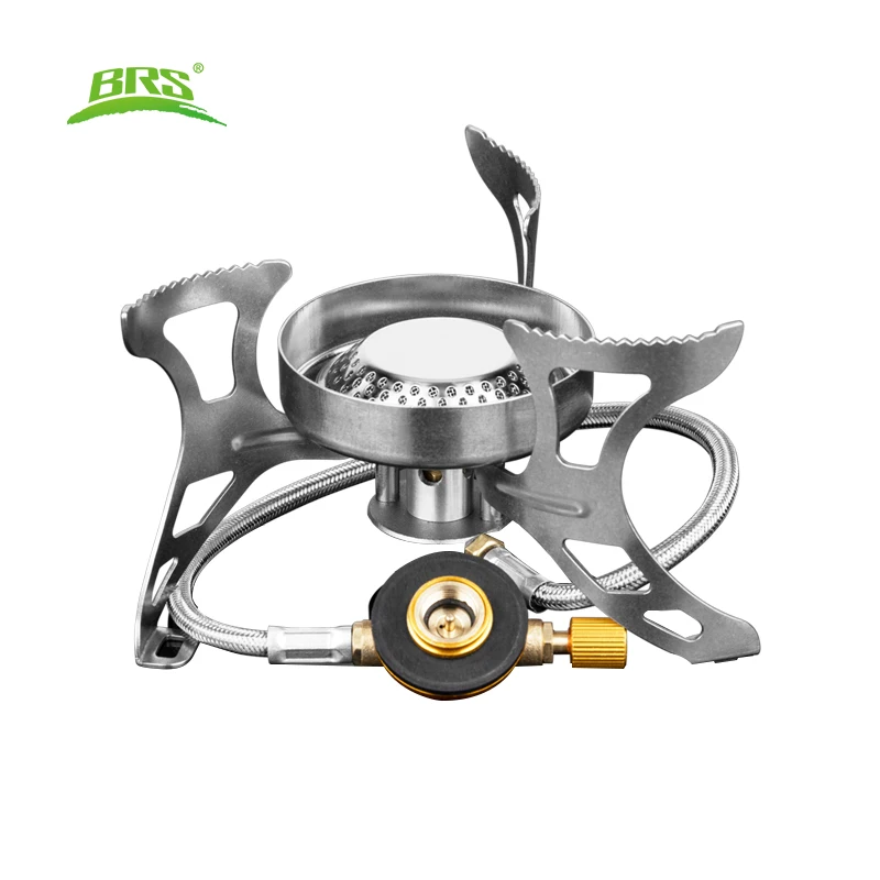 BRS-51 Split Camping Gas Stove 3240W Propane Butane Gas Burner Foldable Outdoor Mountaining Camping Fishing Travel Furnace