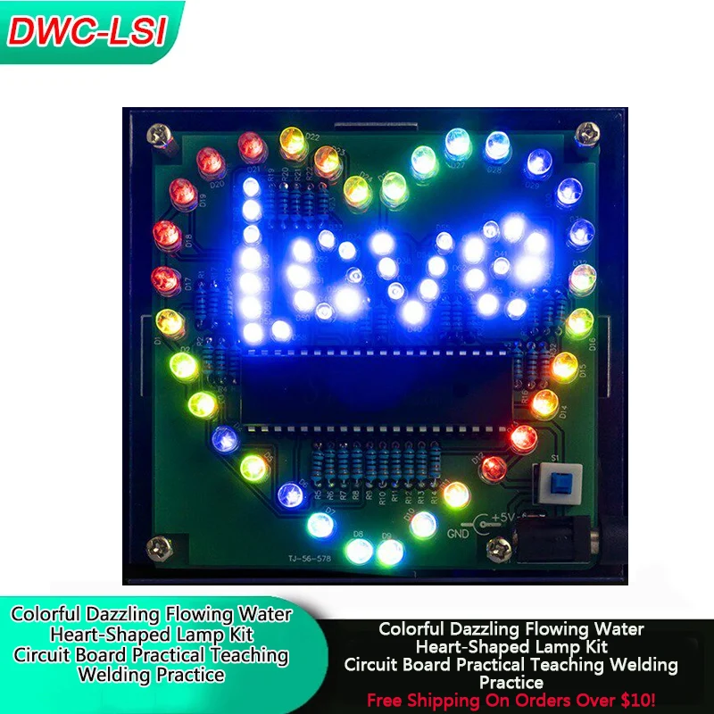 kit-de-lampada-em-forma-de-coracao-com-efeito-de-Agua-colorida-e-brilhante-placa-de-pratica-para-soldagem-kit-divertido-de-circuito-para-ensino-diy