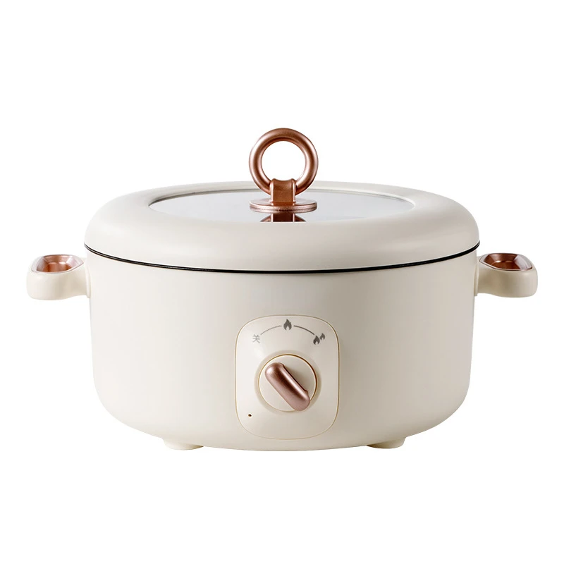Marmite électrique antiarina, multi-cuiseur, machine de cuisson des aliments, marmite à frire, cuiseur à riz domestique, marmite, 220V, 3L