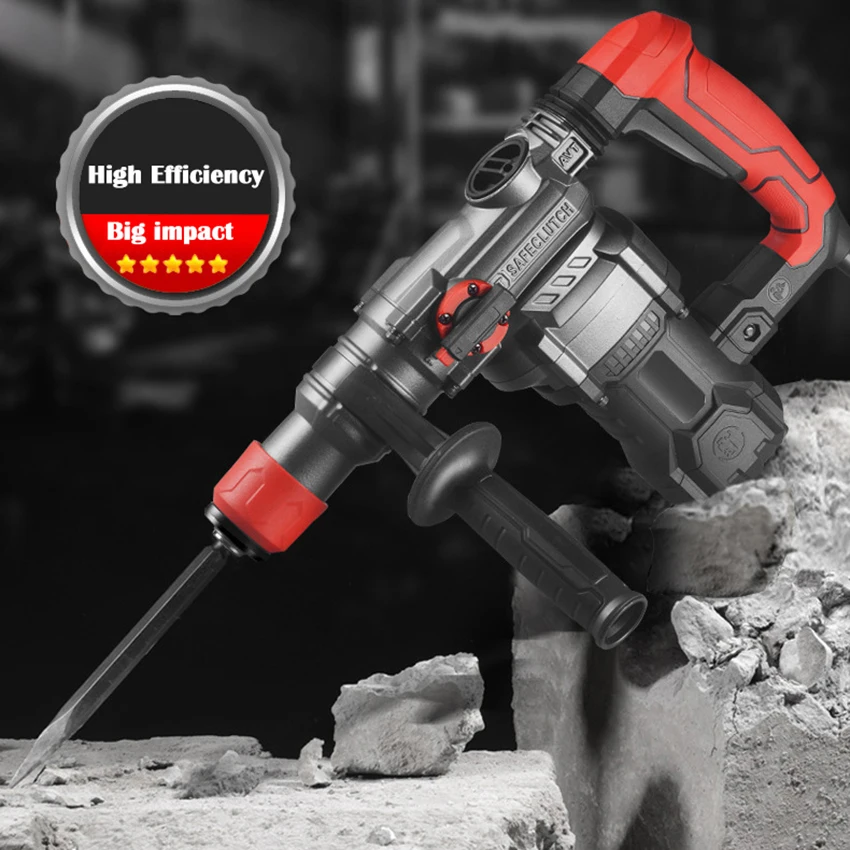 220V electric Demolition hammer Household special concrete electric pick Industrial multi-function shock drill professional tool