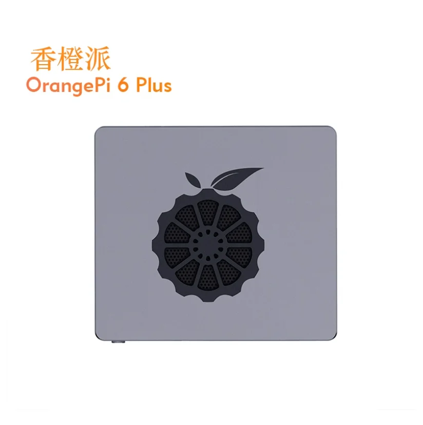 Premium Aluminum Alloy Case for Orange Pi 6 Plus, CNC Milled, Heat Dissipation, Precise Cutouts & FPD Antenna Mount