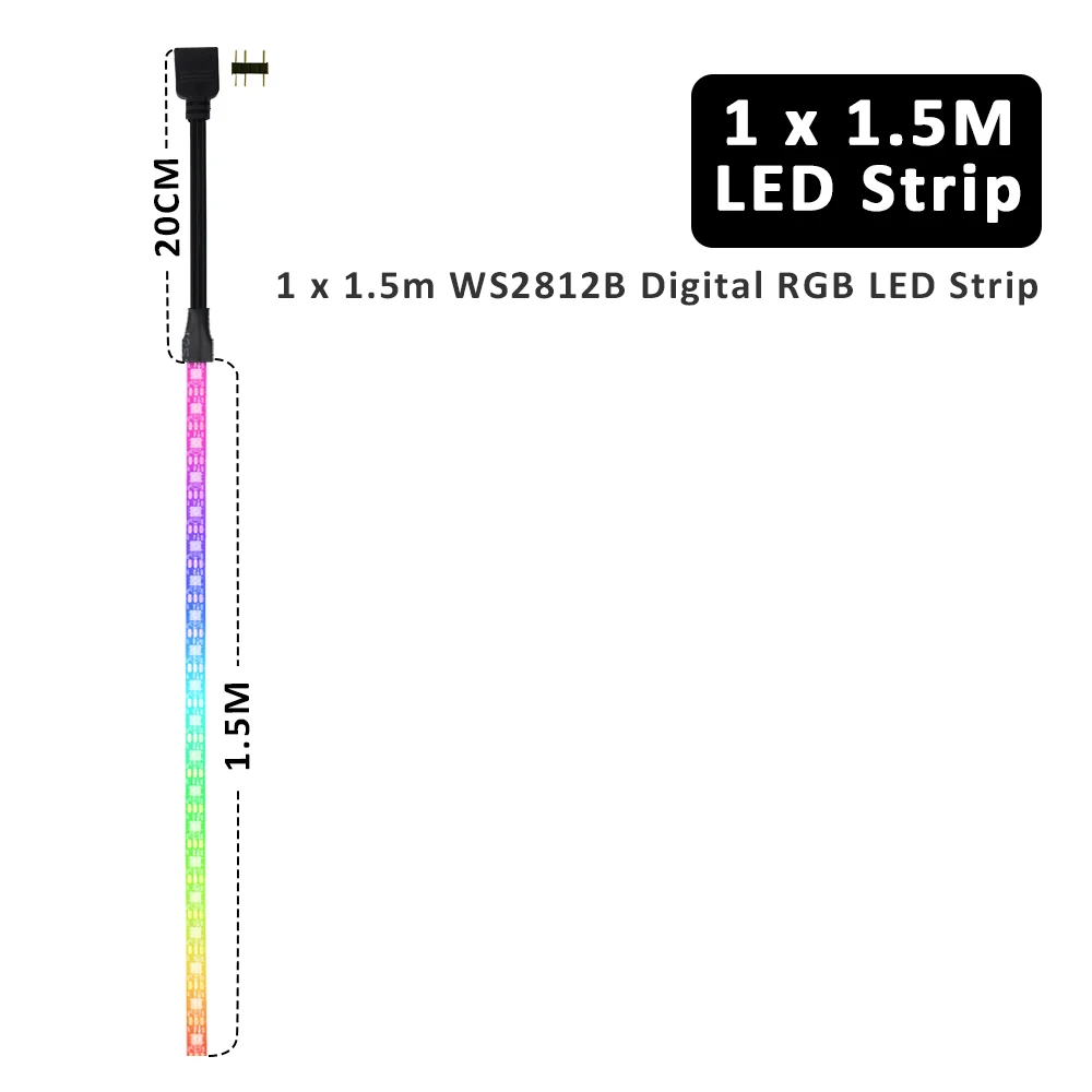 WeeTisa WS2812B ARGB LED Strip 7