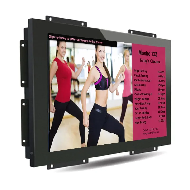 Monitor capacitivo do tela táctil, brilho alto, exposição do 4:3, 15 polegadas, 1024x768