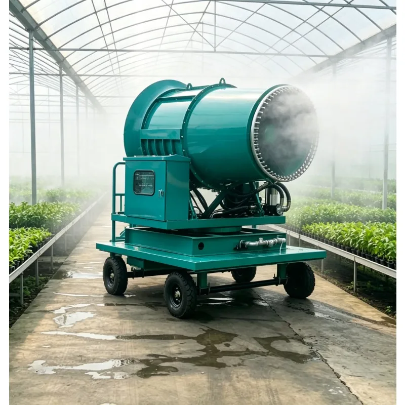 Stainless Steel Mist Cannon, Dust Prevention and Dust Reduction Fog Cannon,Industrial Dust Suppression Fog Cannon Machine