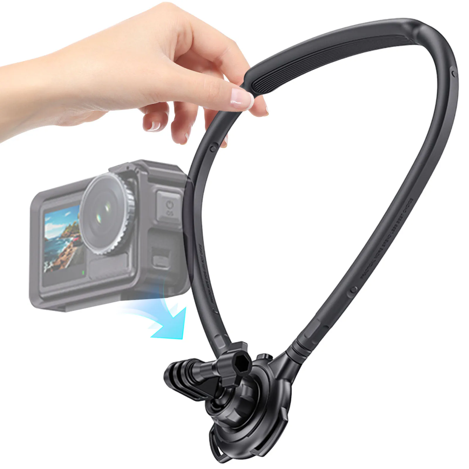 

For DJI Action 5 Pro/4/3/Gopro 13/12 Neck Action Camera Holder with Chest Strap Cameras Fixed Bracket Shooting Equipment