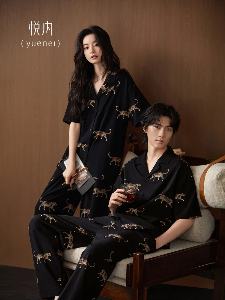 pijamas-de-algodon-para-pareja-ropa-de-dormir-informal-de-manga-corta-para-mujer-talla-grande-estilo-vintage-ropa-de-casa-comoda-y-transpirable-para-hombre-para-dormir-en-verano