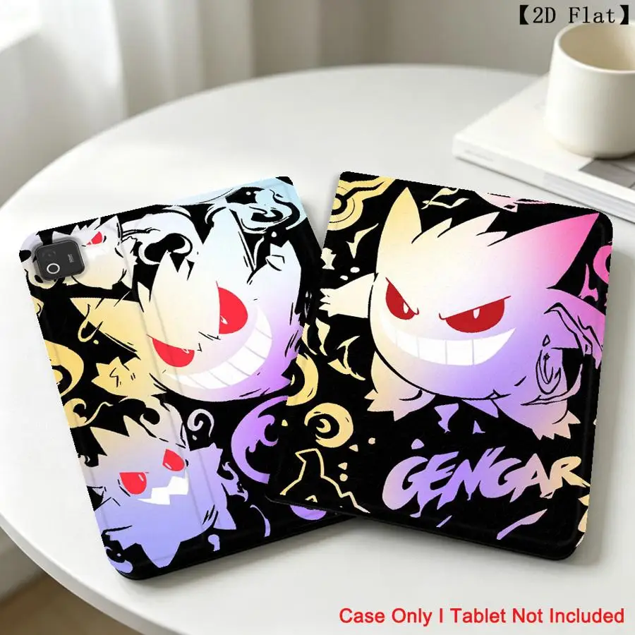 Animes Gengar Pokemon Case for Xiaomi Pad 5 6 7 8 Pro Redmi Pad SE K Pad 8.8 9.7 12.4 Inch Pad 6s Pro 7 Ultra with Pencil Slot