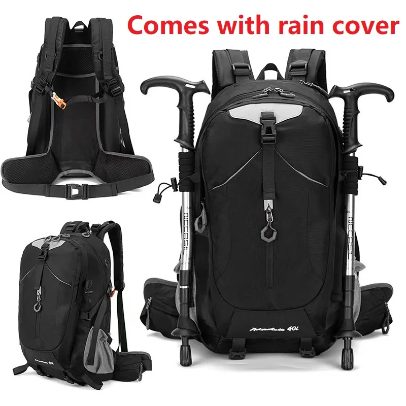 

36-55L Outdoor Travel Bag Sports Mountaineering Bag Anti Splashing Water Leisure Fashion Luggage Backpack Hiking Backpack