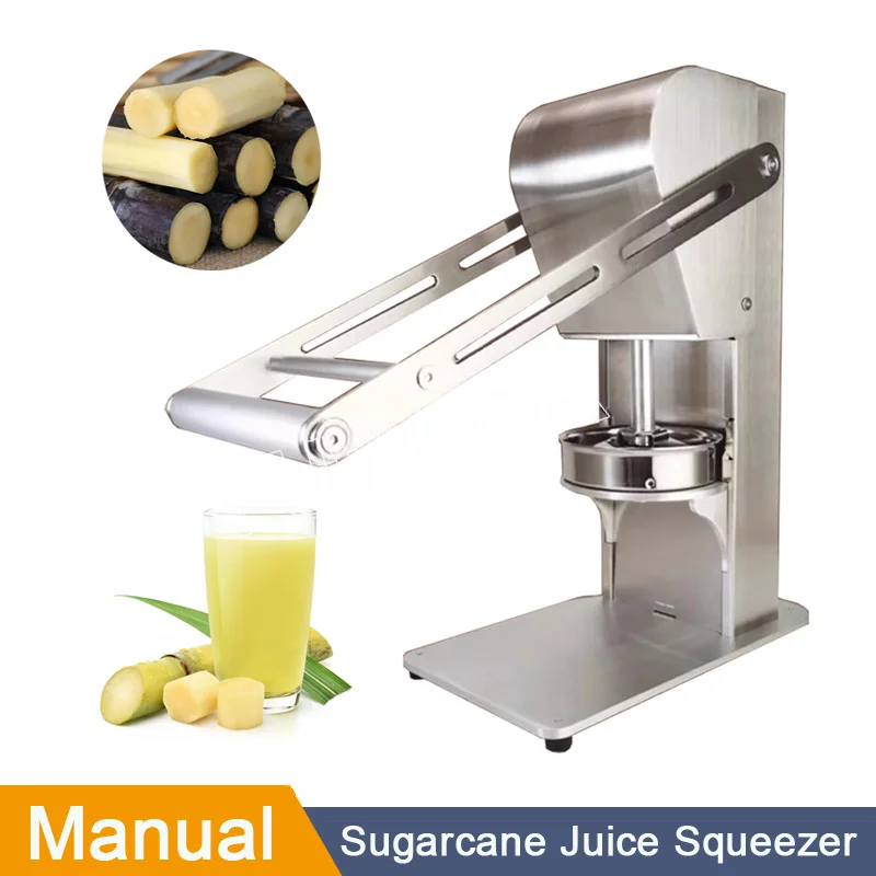 Manual Sugarcane Juice Machine Commercial Stainless Steel Sugar Cane Juicer  For Home Sugarcane Juicer Machine Extractor