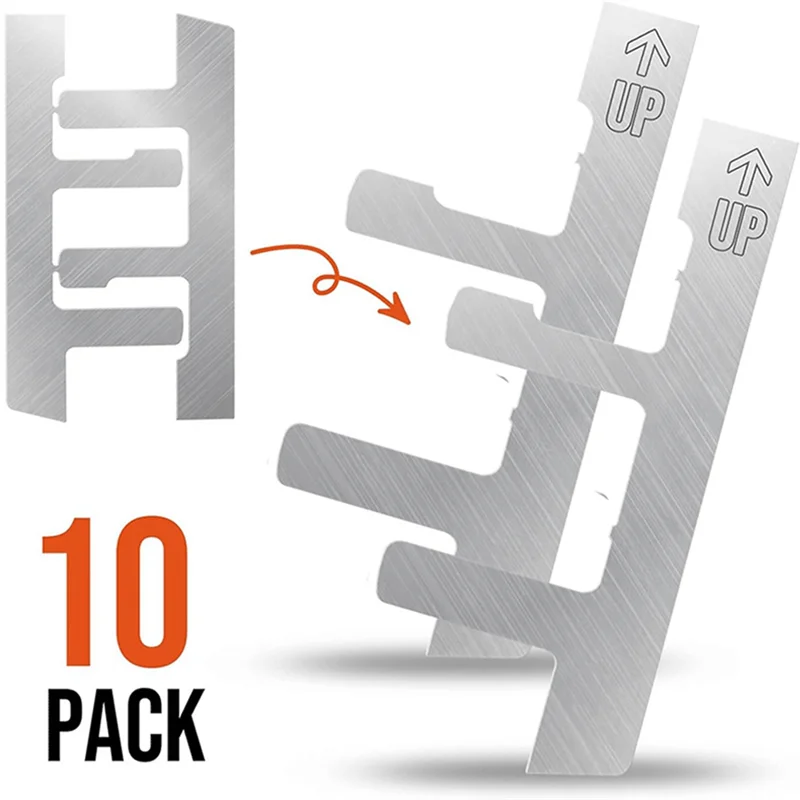 WCS-10PCS Switch Box Straps Electrical Box F Clips Support Strap On Electrical Outlet Repair For Loose Outlet Fix
