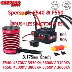 SURPASS HOBBY Supersonic V2 F540 F550 브러시리스 모터(60A 90A ESC 콤보 속도 컨트롤러 포함) 1/10 Tamiya RC 자동차 RC 부품