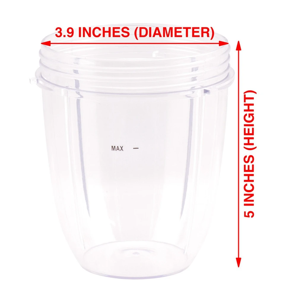 18OZ 24OZ Juicer Cup with Extractor Cross Blade Fit for Nutribullet 1200W Blender Replacement Parts