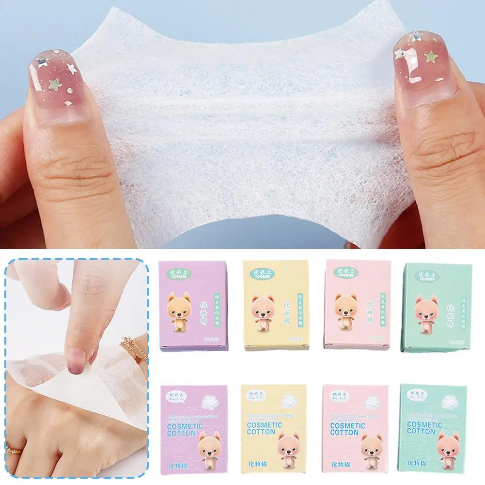 50/100PCS Wet Cotton Stretch Disposable Water Saving Portable Mask Breathable Removal Cotton Pad Piece Facial Makeup Pape C F9P0