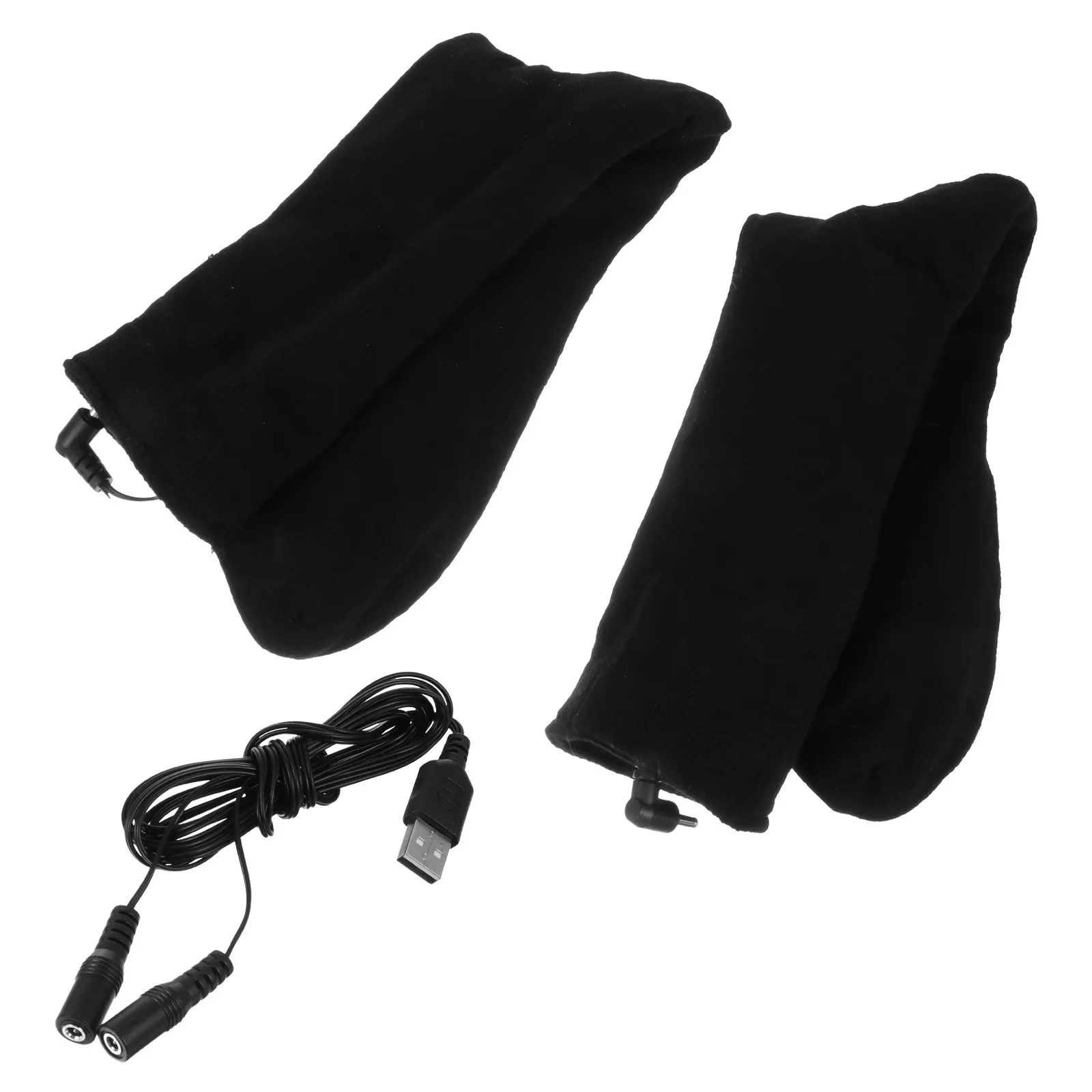 

1 пара умных термоносков с подогревом, хлопковые, для зимы, кемпинга, велоспорта и активного отдыха