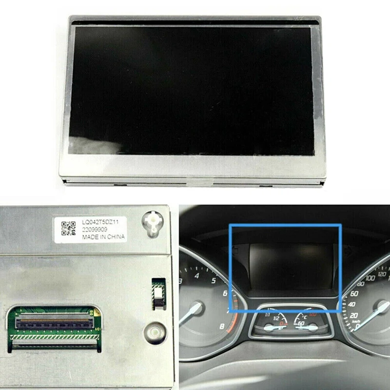 LCD Display Screen Car LCD Display Screen For Ford Escape Focus 2013-2016 RGB LQ042T5DZ11