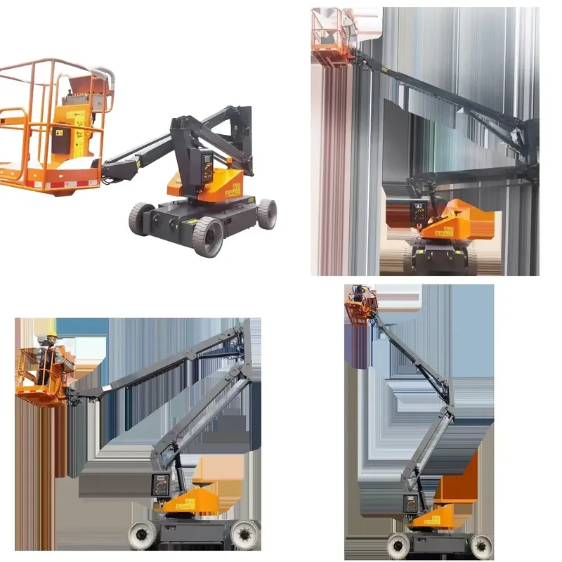 2026 CE 45' Self-Drive Electric Articulated Lift Battery Operated Cherry Picker with CE