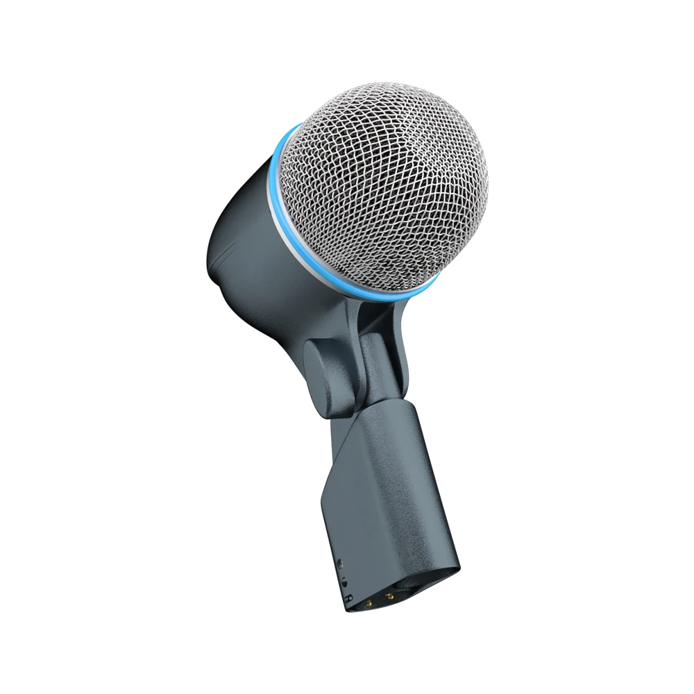 52A Drum Microphone Instrument Dynamic Mic Snare Kick Big Bass Metal Body