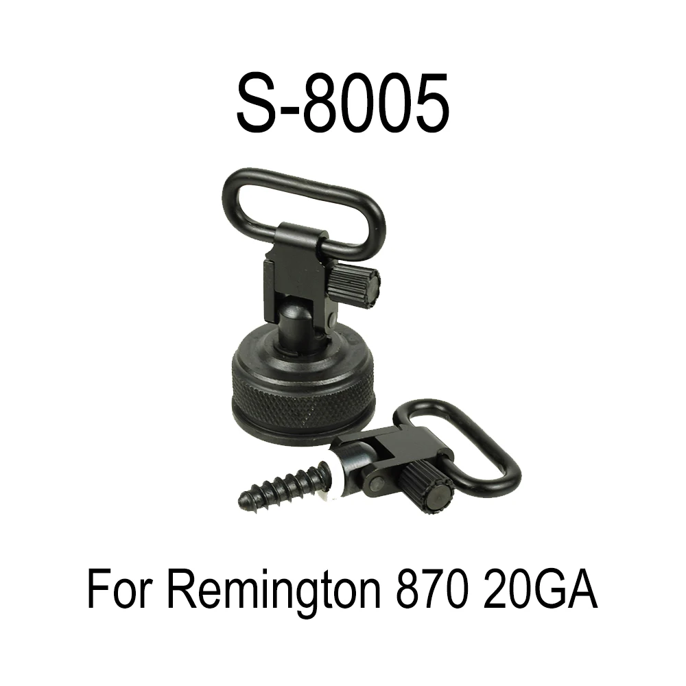 Sling Swivel Stud Mount Adapter Set For Remington 870 1100 Express 12GA 20GA Quick Release QD Sling Strap Buckles Kit Mount