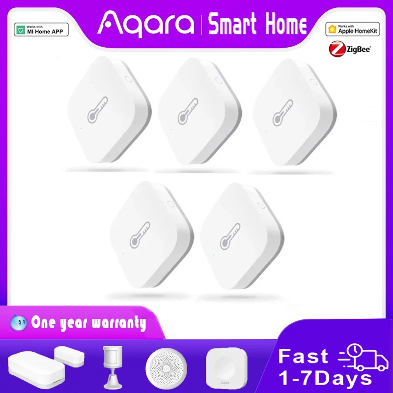 Aqara Temperature Humidity Sensor Zigbee Smart Air Pressure Environment Smart Control Smart Home For Xiaomi Mijia Homekit App