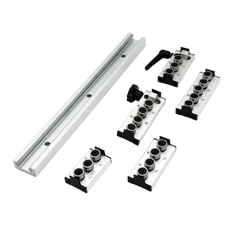 1PC SGR15 SGR15N Built-in Dual-Axis Linear Guide Rail Set 200mm 1000mm 1600mm with SGB15-3/4/5 Wheels Slider Woodworking Machine