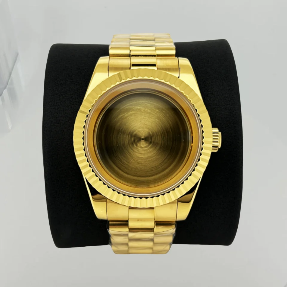 Cassa dell'orologio NH70 36mm/39mm Acciaio inossidabile 316L per movimento Seiko NH35 NH36 Quadrante da 28,5 mm per bracciale Oyster Datejust President