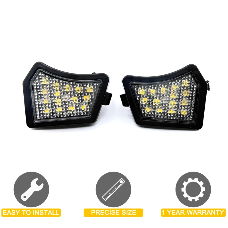 12V Waterproof LED Under Side Mirror Lamp Puddle Light Assembly For Volvo C30 C70 S40 S60 S80 V40 V50 V60 V70 XC70 XC90