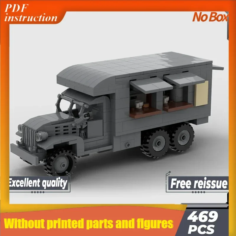 City Vehicle Model Moc Building Bricks GMC CCKW Club Service Car Technology Modular Blocks Gift  Toys DIY Sets AssemblyChristmas