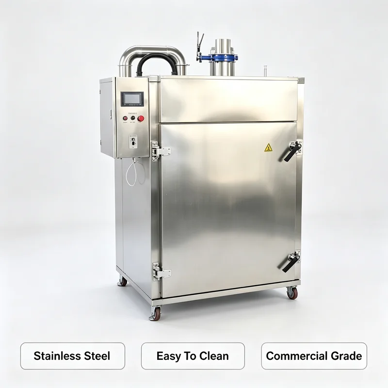 Industrial Smokehouse 1000kg Large Batch Processing Oven Customizable for Meat Food Production Factory Customized