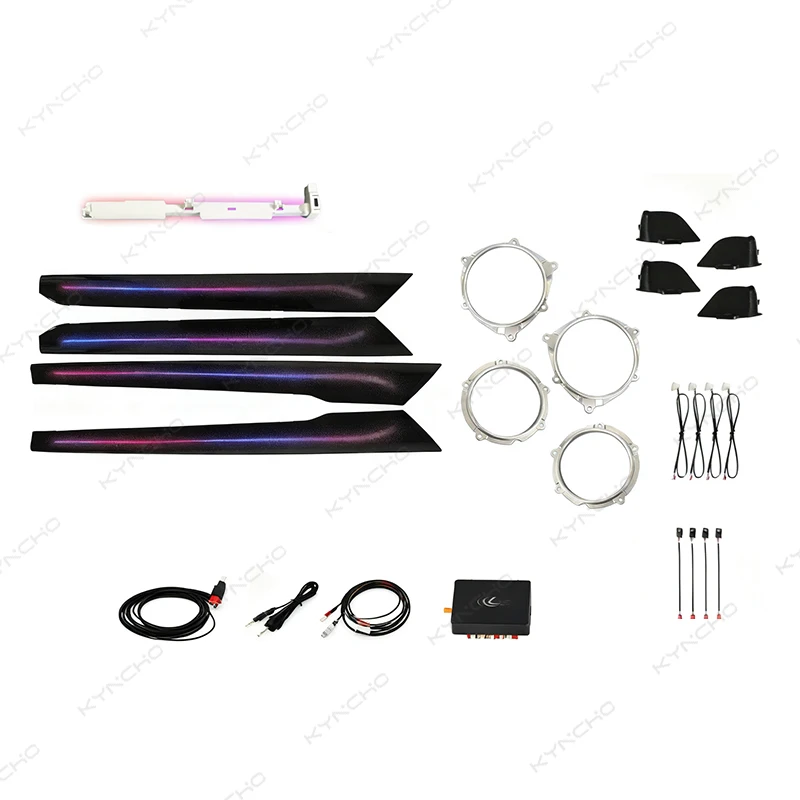 For Lexus RX AL20 2015 2022 Active LED Car Ambient Light Symphony 64 Color Smart Flowing Auto Automotive Ambient Lighting