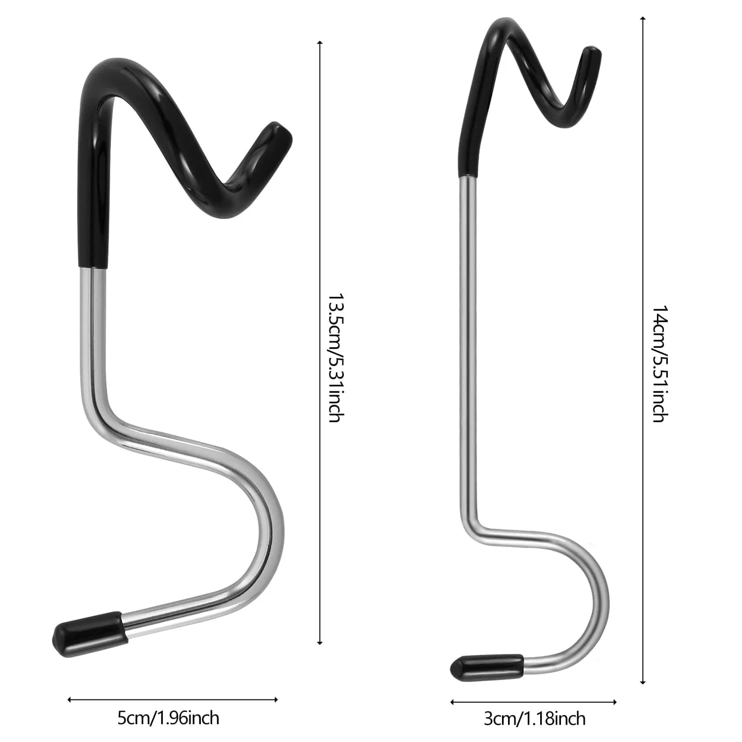 1/2 قطعة هوك الإضاءة في الهواء الطلق للتخييم خيمة مصباح شماعات مغذيات الطيور مصابيح حديقة عدم الانزلاق القطب هوك فانوس التخييم السنانير #6