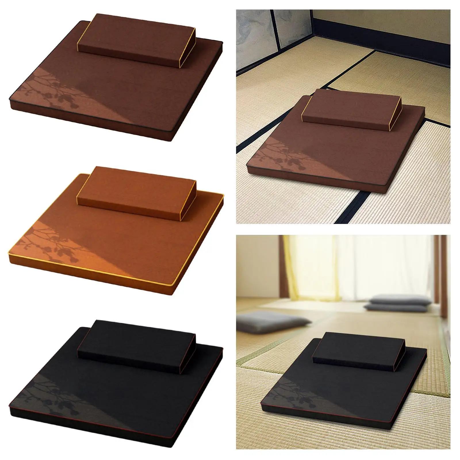 

Thick Yoga Mat Seat Cushion Versatile Breathable Kneeling Mat Buddha Worship Mat