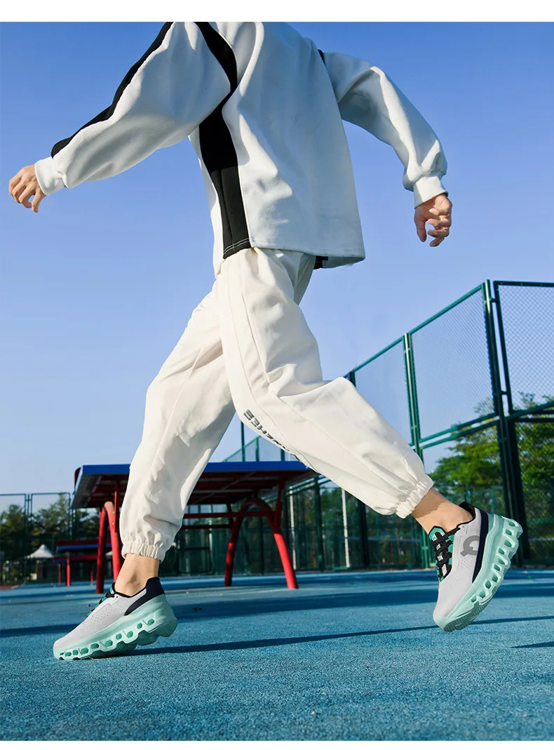 Herren-Sportschuhe, luxuriöse Freizeitsneaker, atmungsaktive Laufschuhe, leichte Sommerschuhe mit Plateausohle, modische Basketball- und Freizeitschuhe für Herren. – Detail 11
