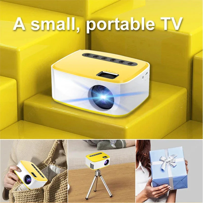 XIAOMI Portable Phone Projector WIFI Bluetooth Home Cinema Mobile Phone Projector for SAMSUNG Apple Outdoor 1080P 4K Movie