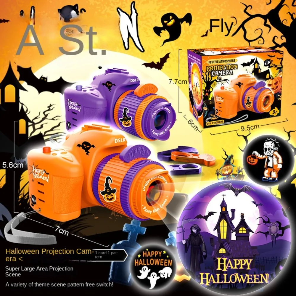 ABS Weihnachten Projektion Kamera Cartoon-Muster Frühe Bildung Spielzeug Projektion Taschenlampe Puzzle Entwicklung Spielzeug