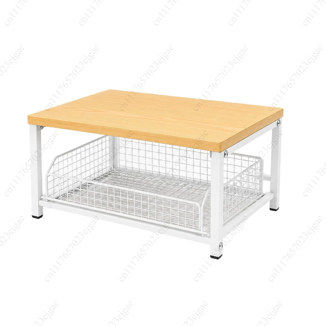 Desktop Double-Layer Disassembly Rack Pull-Out Coffee Machine Storage Organizer
