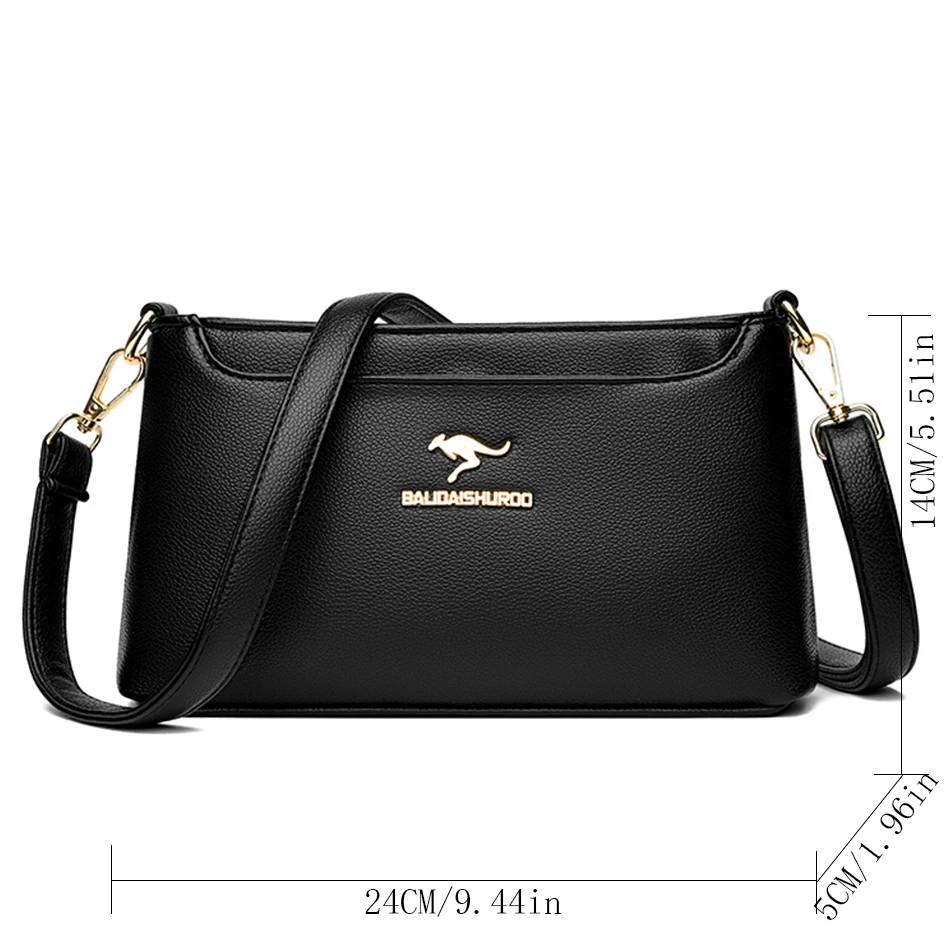 High Quality Messenger Bags Small Purse Ladies Handbags Sac A Main Designer Women Crossbody Bag Vintage Leather Shoulder Bags