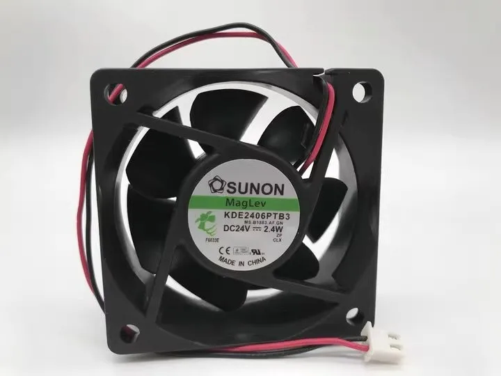 

NEW FOR SUNON 6025 KDE2406PTB3 24V 2.4W 6cm inverter DC fan