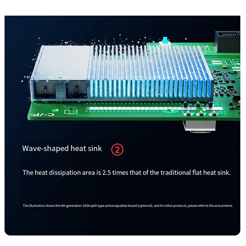Super Sale Smart Inverter BMS LiFePo4 16S 48V 200A 2A Active Balancer BMS