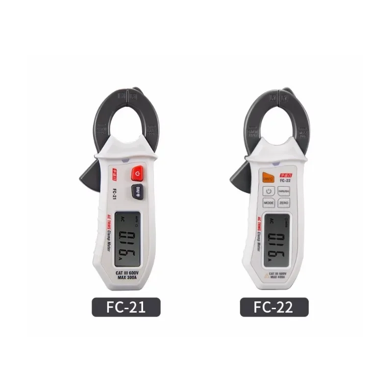 FC-21/FC-22 Mini High-precision Digital Clamp Meter Current and Voltage Meter Electrician Universal Meter