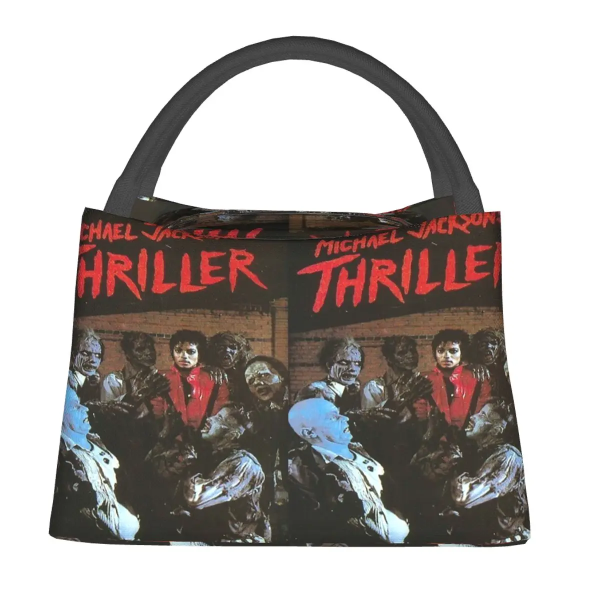 Pop Music Michael J-Jackson Insulated Lunch Bag for Women Kids Portable Food Boxes Thermal Lunch Box Tote