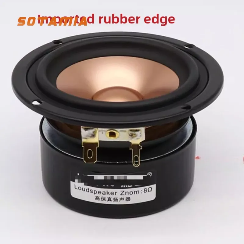 

SOTAMIA 1 шт. круглый 3-дюймовый полнодиапазонный динамик с металлическим алюминиевым диффузором, трехчастотный эквалайзер, Bluetooth-колонка