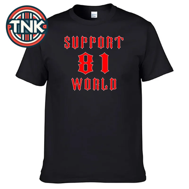 Support 81 World Hells Angels T Shirt 100% Cotton Top Sales Shirt N07