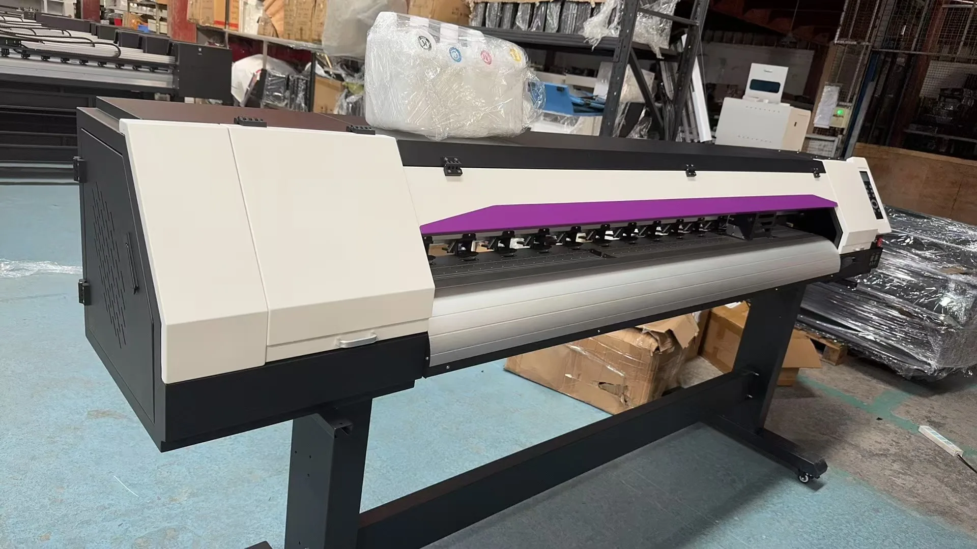 Exceptional Color Quality 1.6m 1.8m Large Format Digital Eco Solvent Printer for Vinyl Sticker Pvc Film Canvas Flex Banner Paper