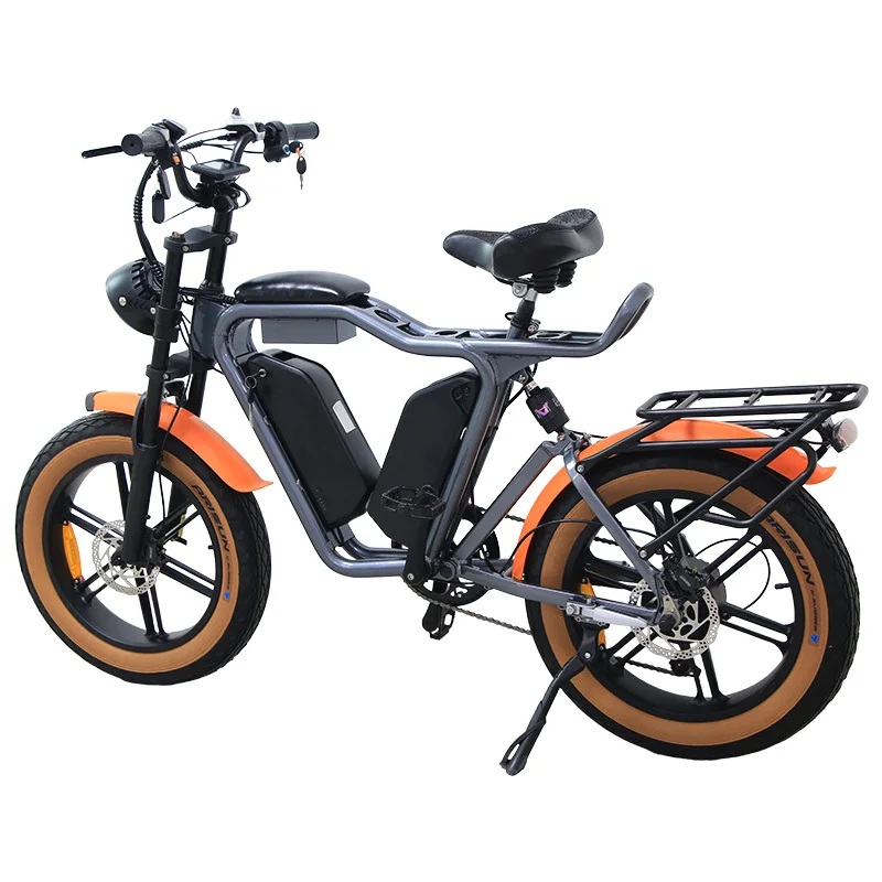 Manufacturer direct sales of high-quality fashionable gray 1000W multi-purpose electric bicycle with ultra long endurance