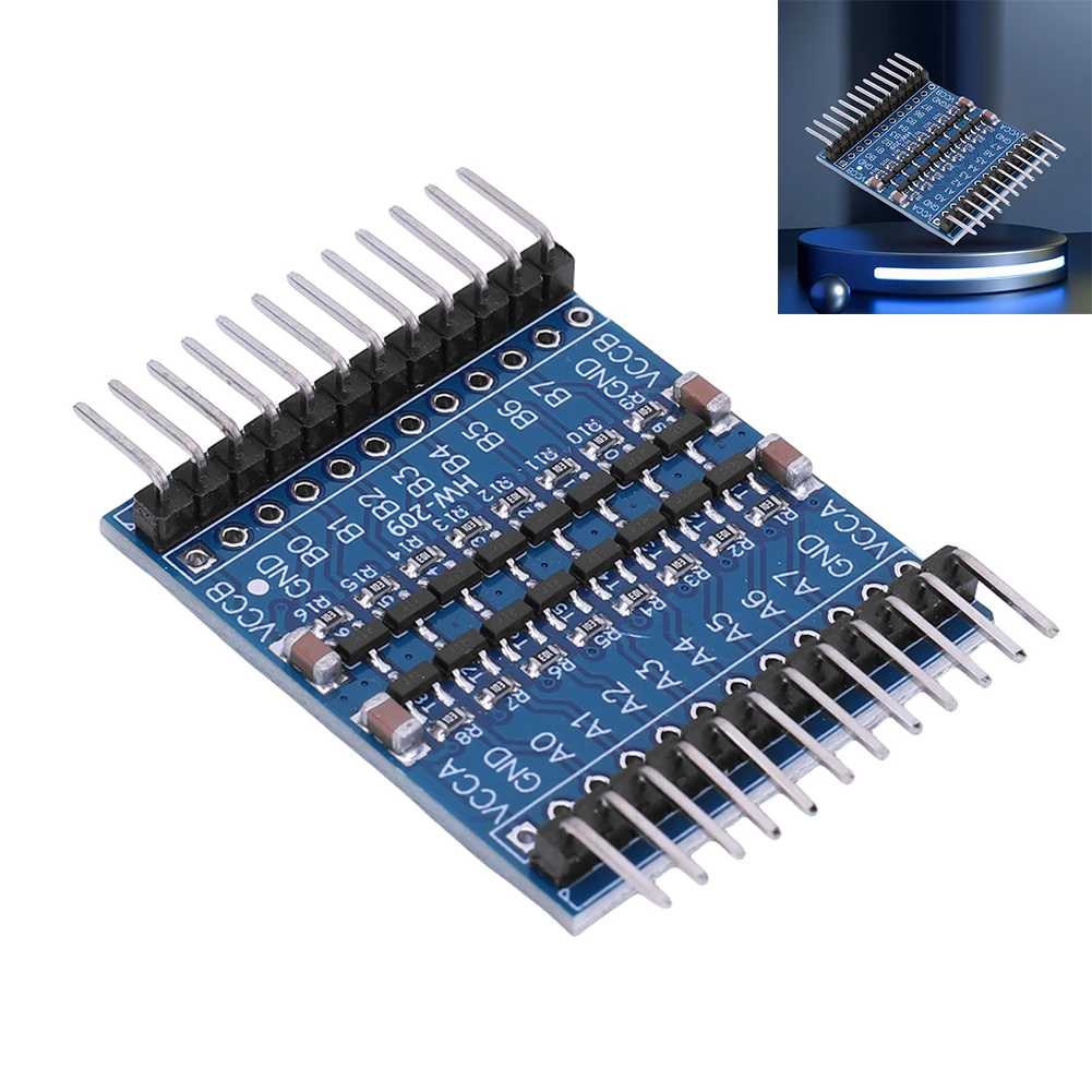 

8 Channel Level Converter IO Bidirectional Mutual Converter 5V/3.3V Safely Steps Down Converter IIC UART SPI TTL for Arduino