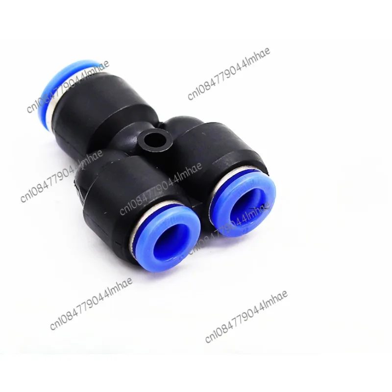 30 pieces Pneumatic quick connector tracheal adapter straight through size head variable diameter tee