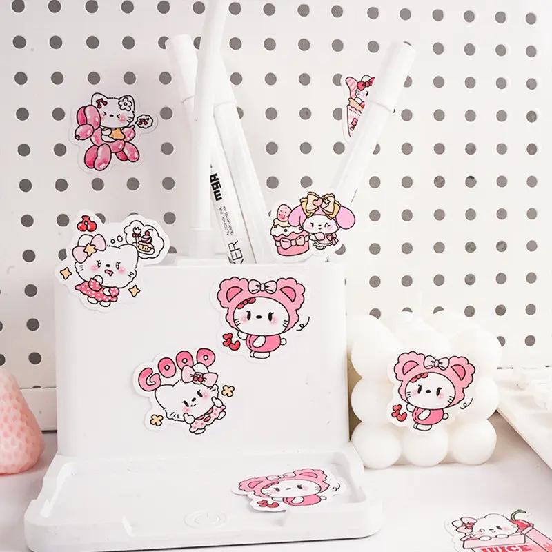 45 PCS Korean Cute Cartoon Animals Student Gift DIY Decorative Photo Albums,Diaries,Cups,Scrapbooks Material Stickers