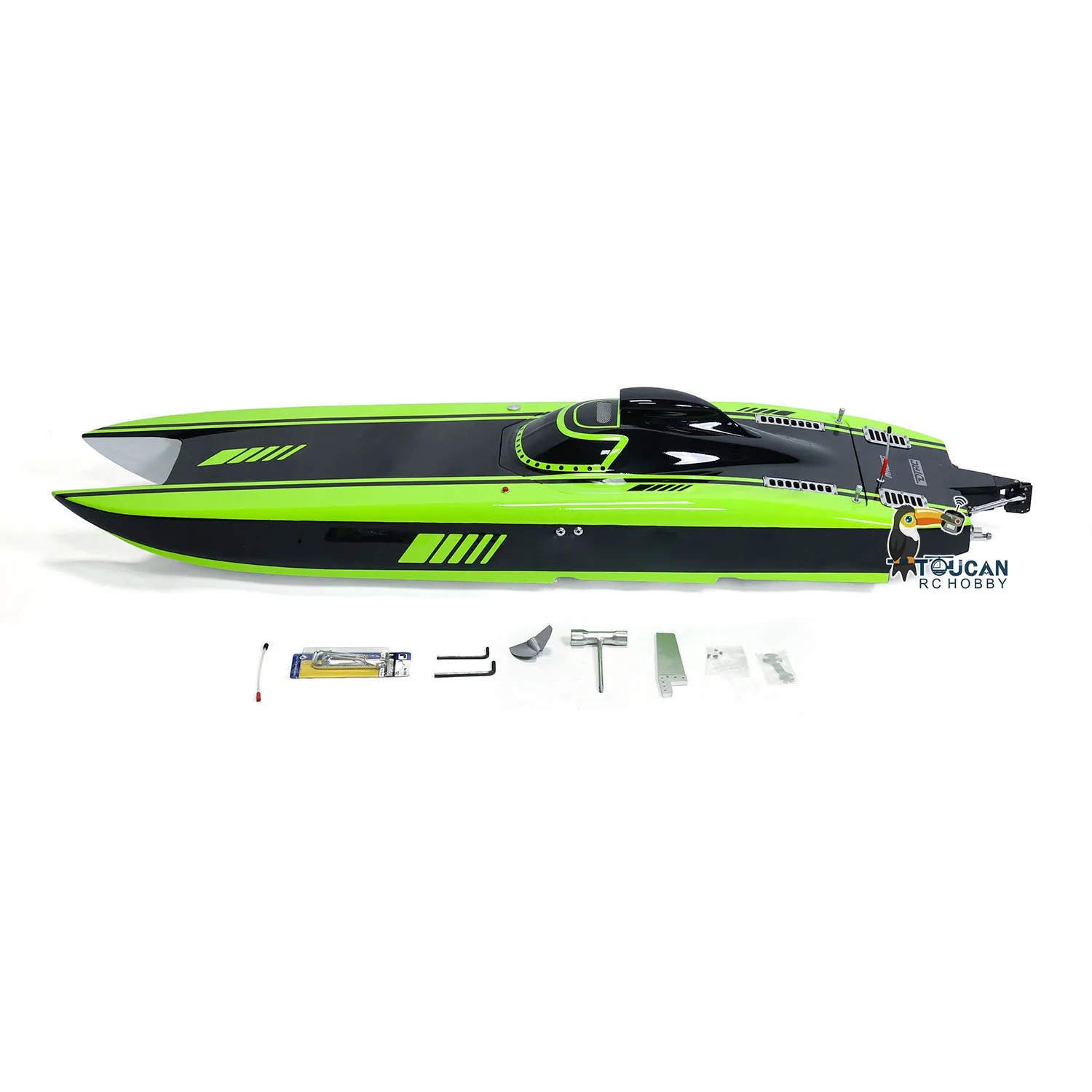 G30E 30CC Made With Kevlar Gasoline Racing ARTR RC Boat Model W/O Radio System Advanced Player Toys Green TH20168-SMT1