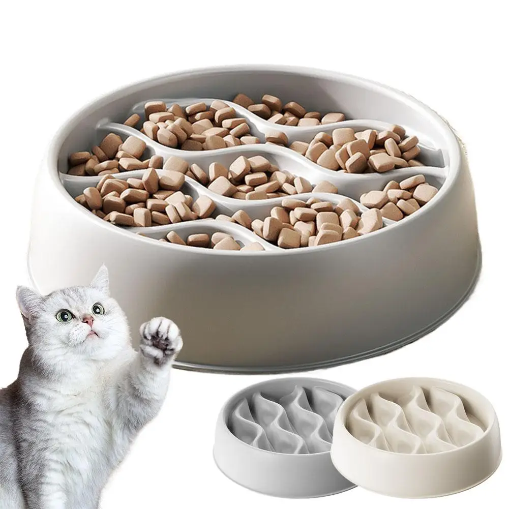 Haustier, Katze, Hund, langsame Futternapf, fette Hilfe, gesund, rund, Anti-Erstickung, verdickt und rutschfest, mehrere Formen
