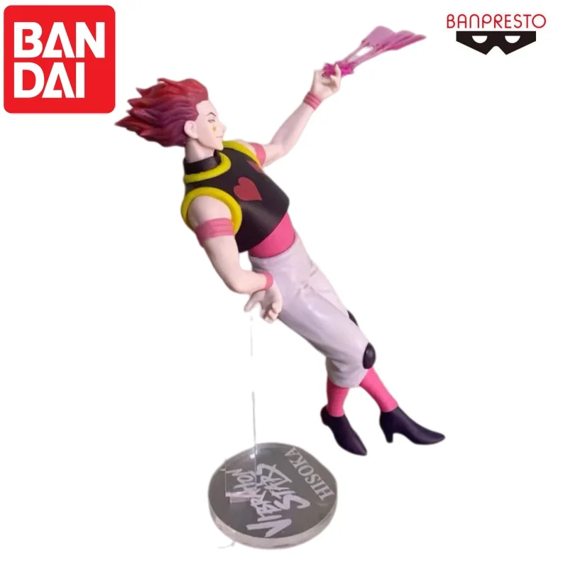 Bandai In Stock Original Banpresto Hisoka Doll Brand New Boxed Action Figure Animation Peripherals Anime Characters Garage